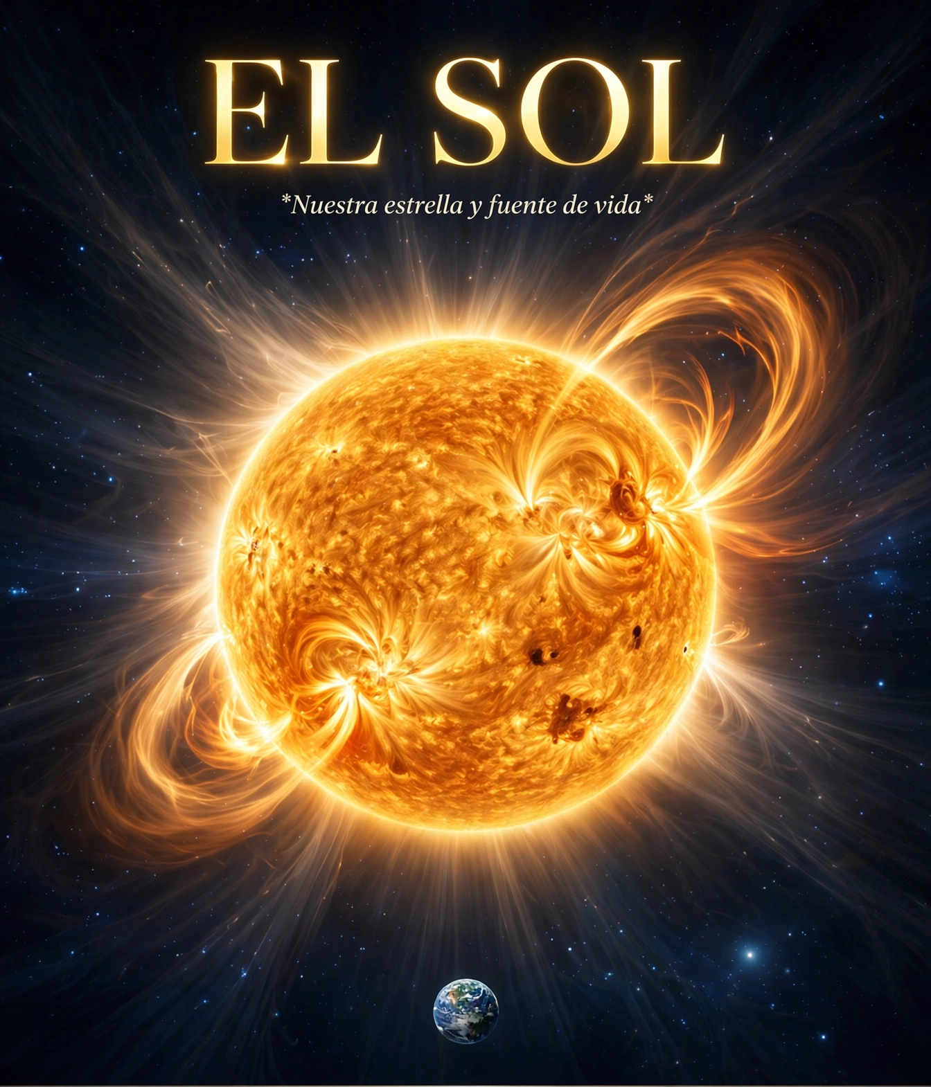 Portada de El Sol: nuestra estrella y fuente de energía