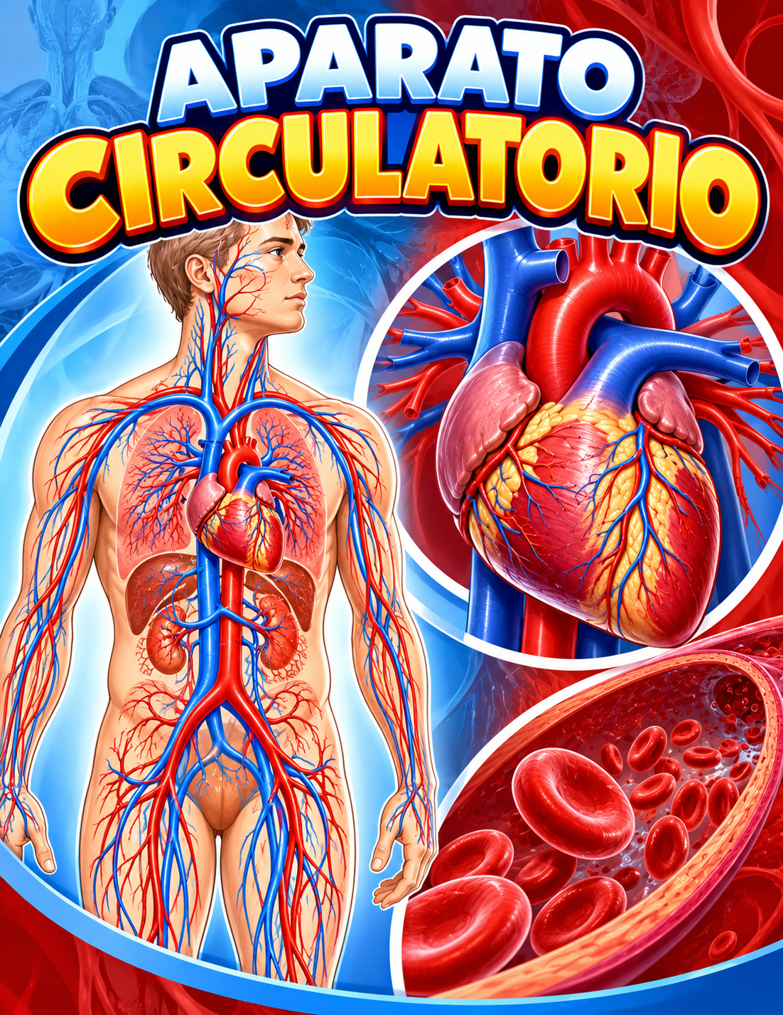 Portada de Aparato circulatorio: anatomía y flujo sanguíneo