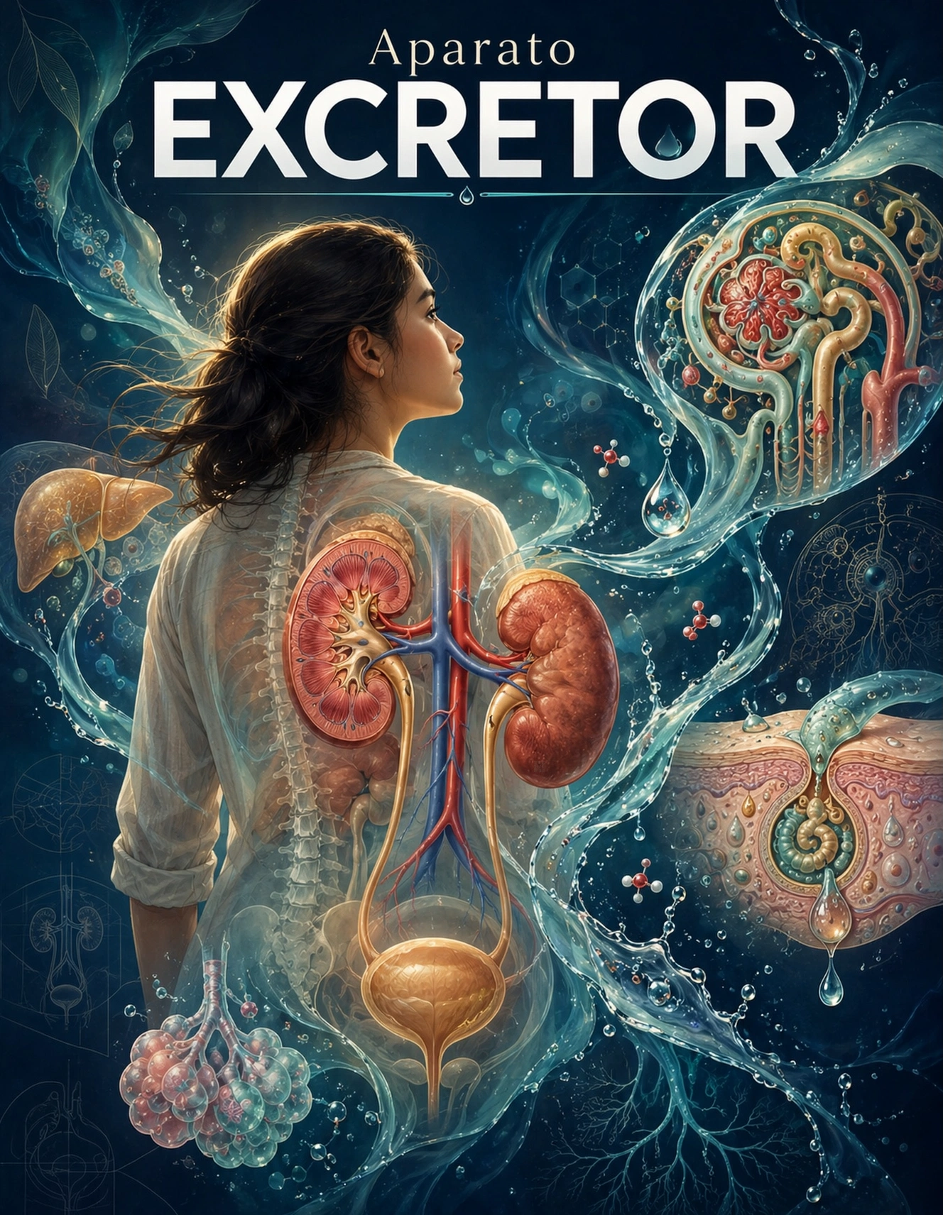 Portada de Aparato excretor: órganos y eliminación de desechos